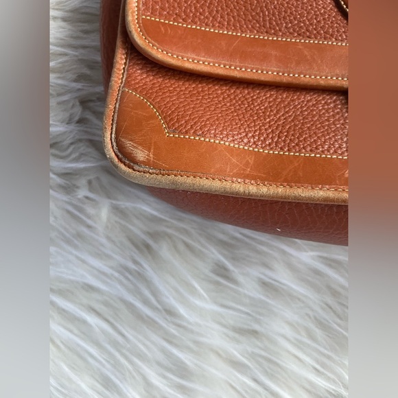 Dooney And & Bourke All Weather Pebble Leather Brown Crossbody Bag Made In USA - Picture 10 of 10